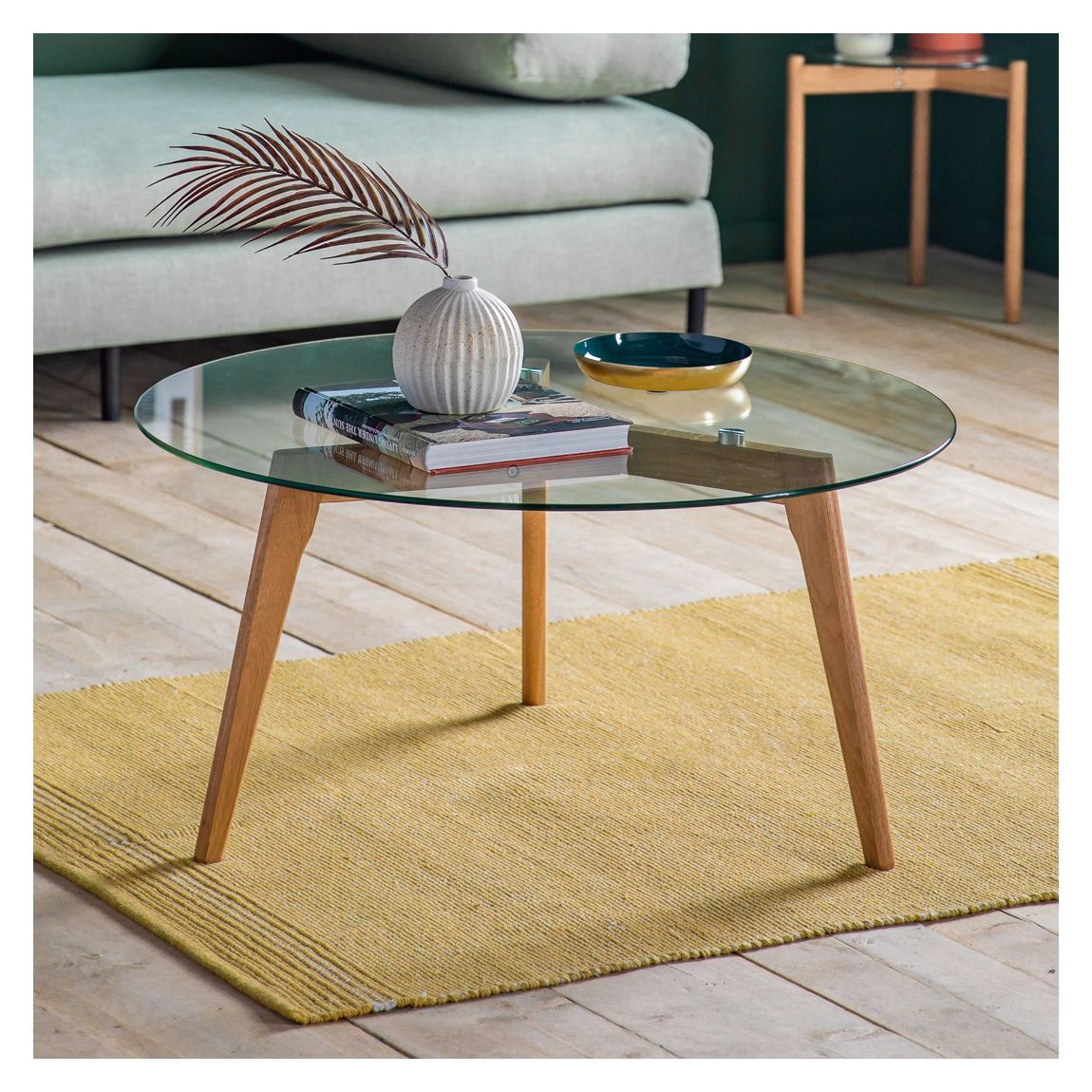 Waterford Round Coffee Table, Oak main product photo