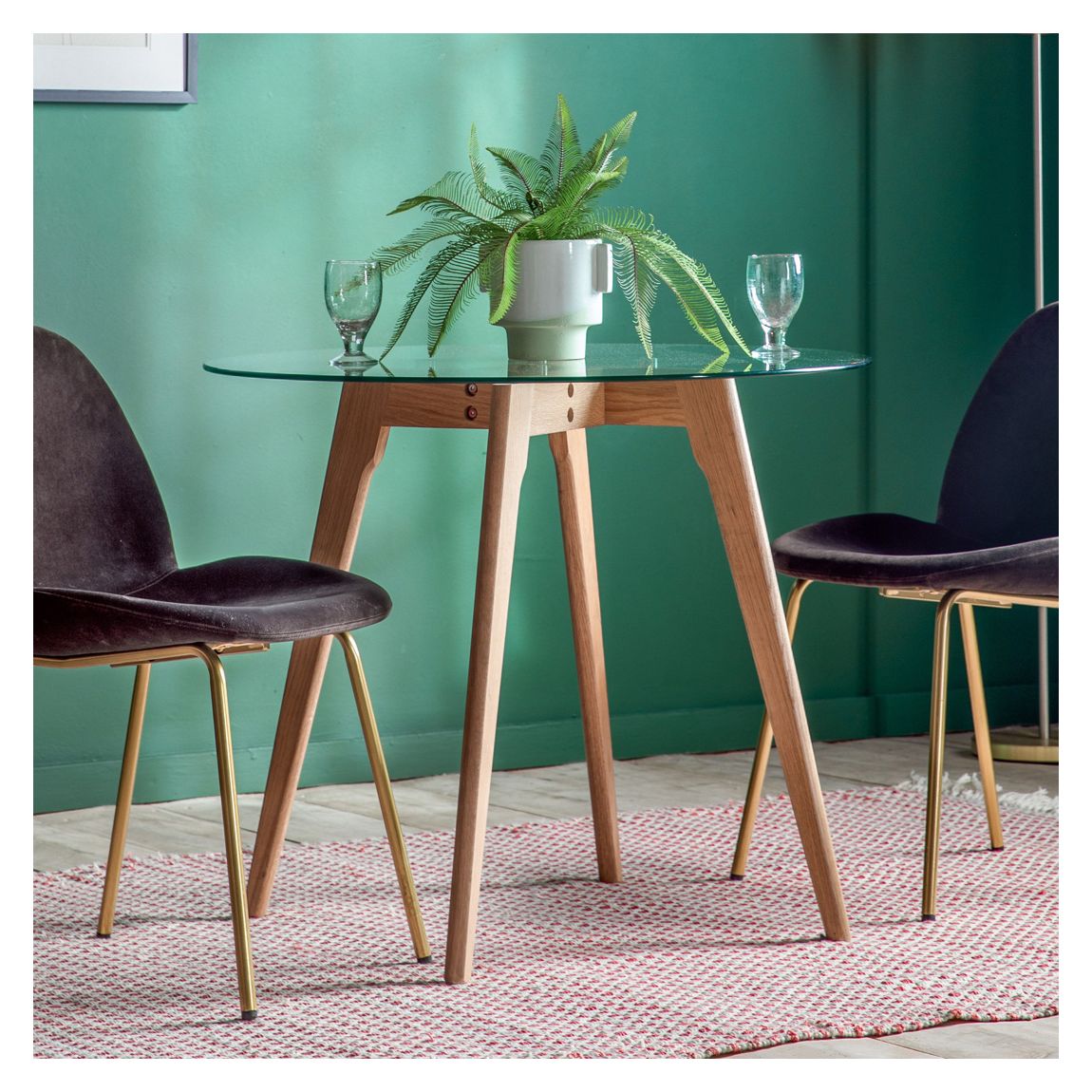 Waterford Round Dining Table, Oak main product photo