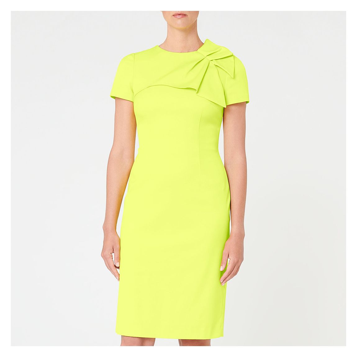 Lime Bow Detail Dress main product photo