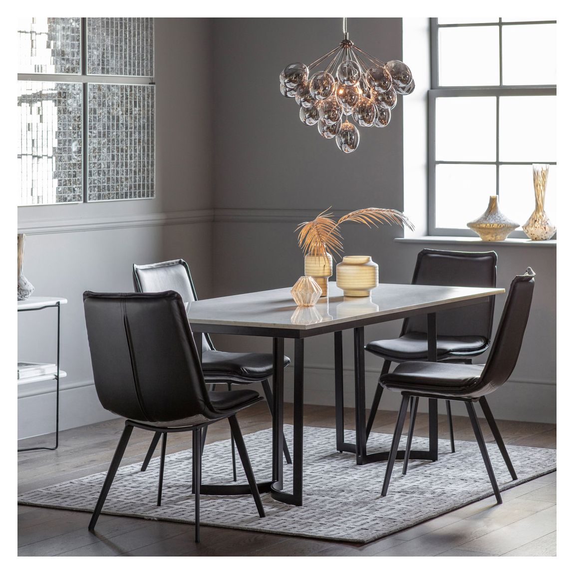 Earl Dining Table, Black main product photo