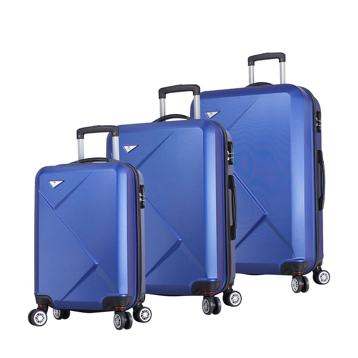 Blue Set Of 3 Diamond Suitcases main product photo