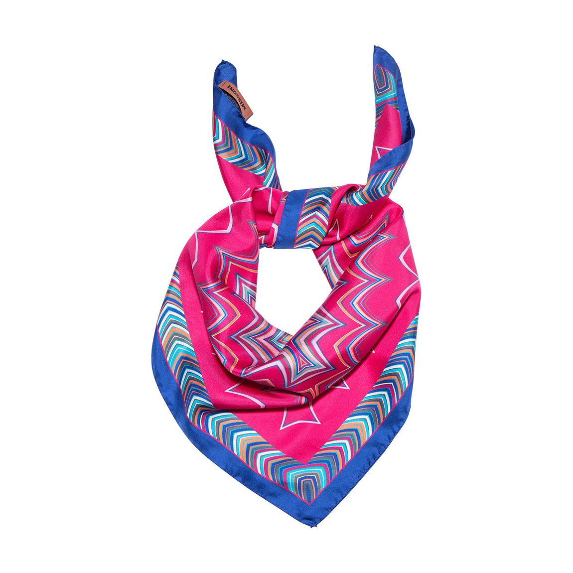 Bright Pink Woven Silk Scarf main product photo