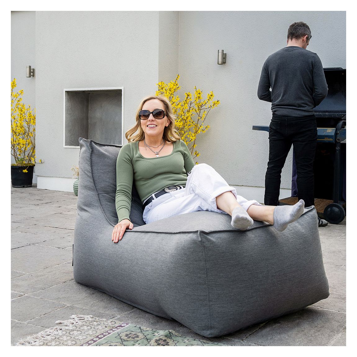 Elephant Ulko Lounge Chair - Grey main product photo