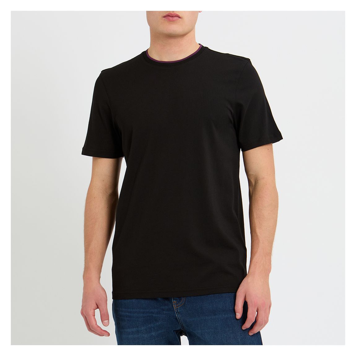 Black Helpa Cotton Blend T-Shirt main product photo
