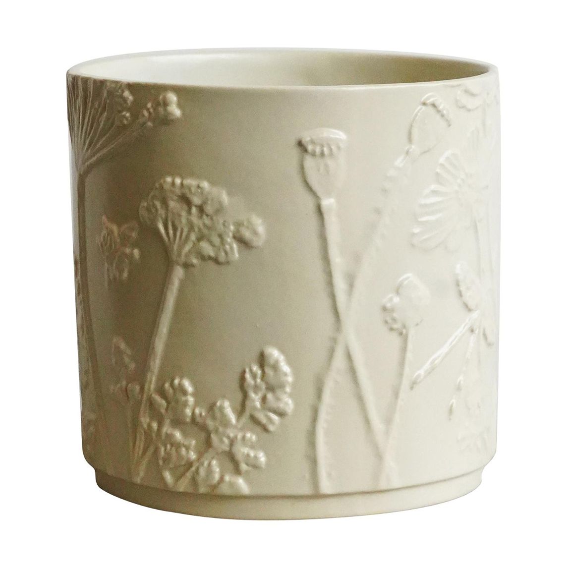 Kew Stoneware Meadow Planter Ivory, 24cm main product photo