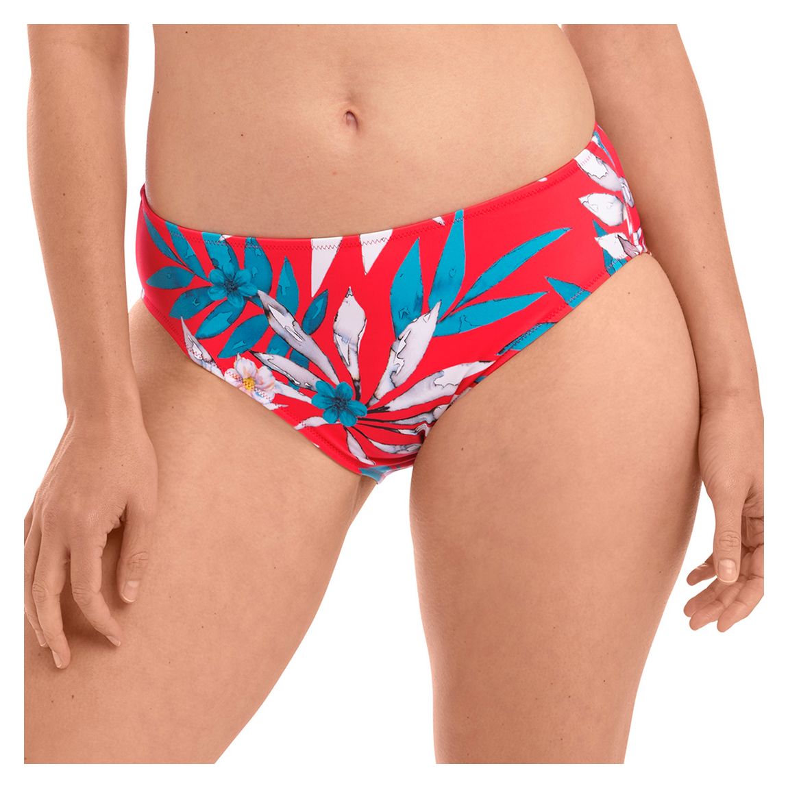 Pomegranate Santos Beach Mid Rise Bikini Brief main product photo