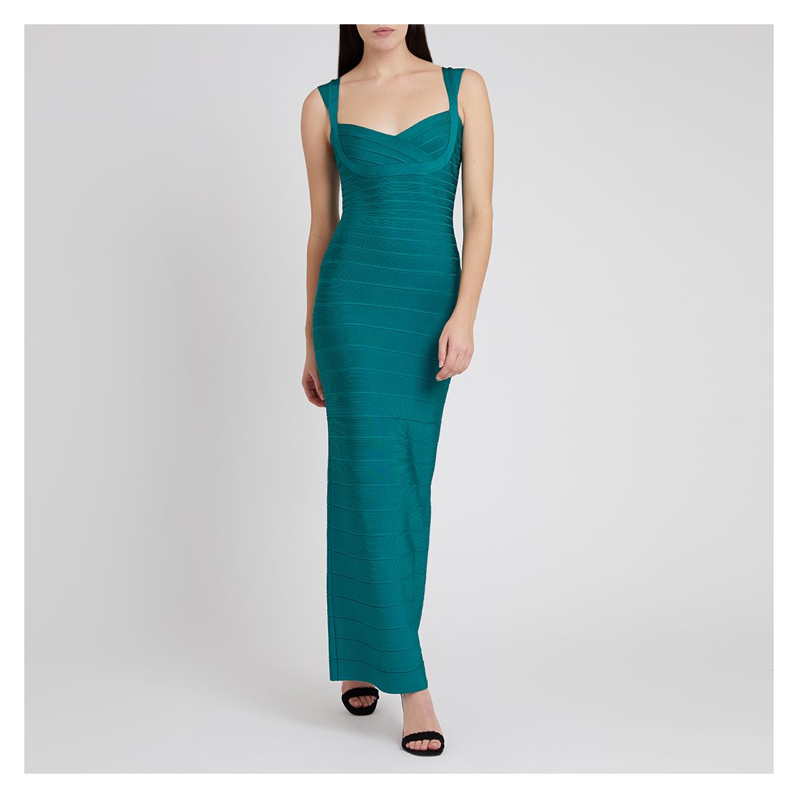 Alpine Green Sweetheart Bandage Gown main product photo