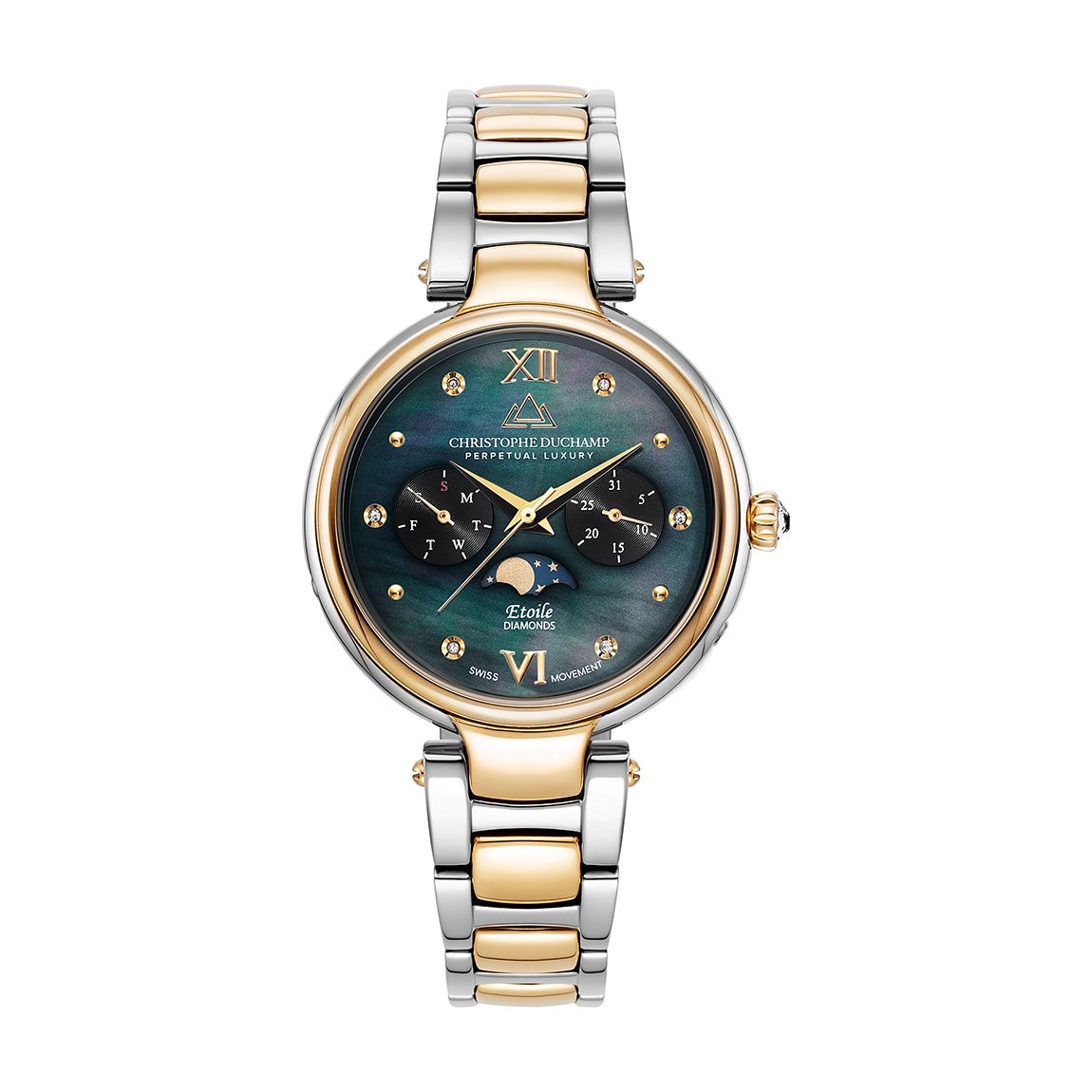 Women's Silver/Gold Monophase Multifunctional Watch 36 mm main product photo