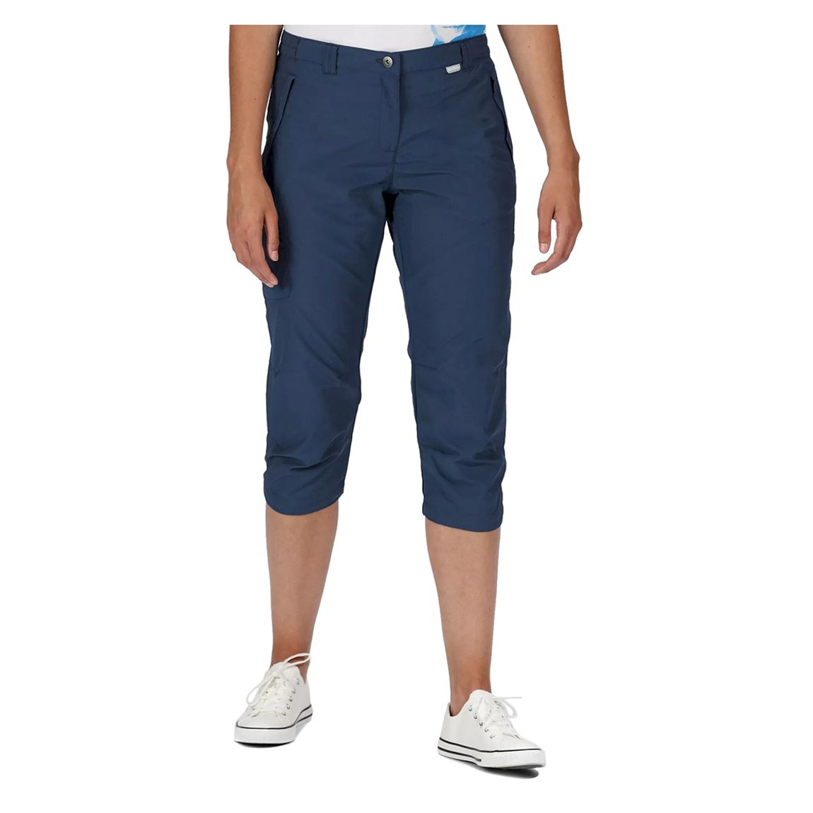 Navy Chaska Capri Trousers main product photo