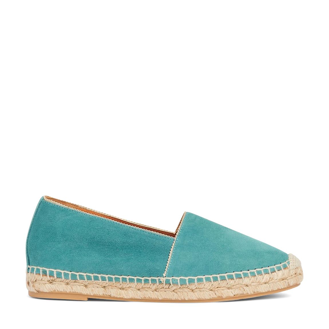 Light Blue Suede Elsie Espadrilles main product photo