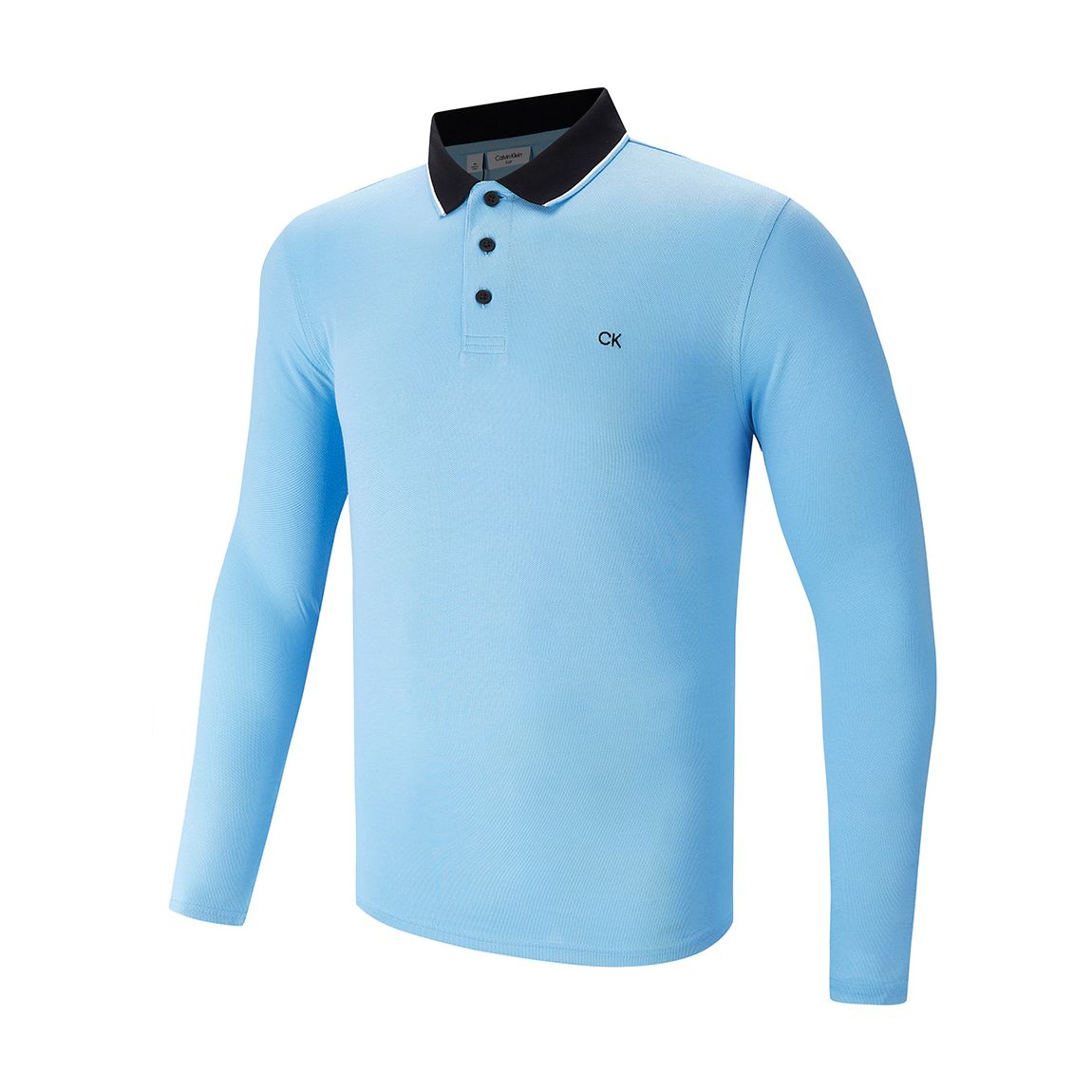 Light Blue Long Sleeve Polo main product photo