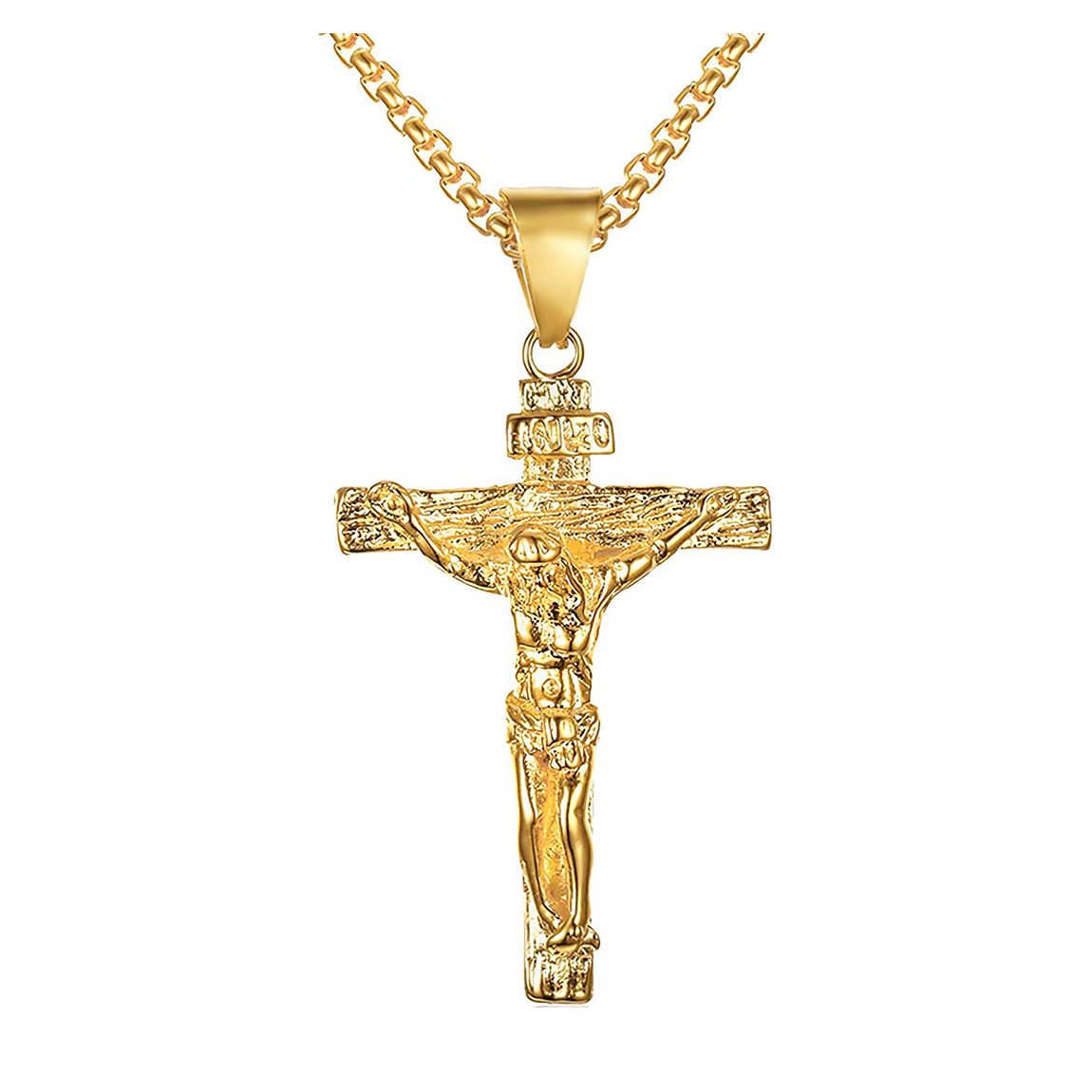 18K Gold Iconic Cross Necklace main product photo