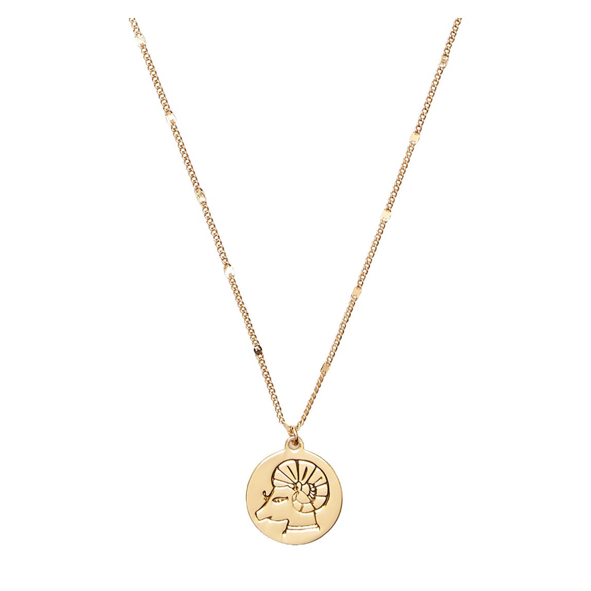 Gold Aries Pendant main product photo