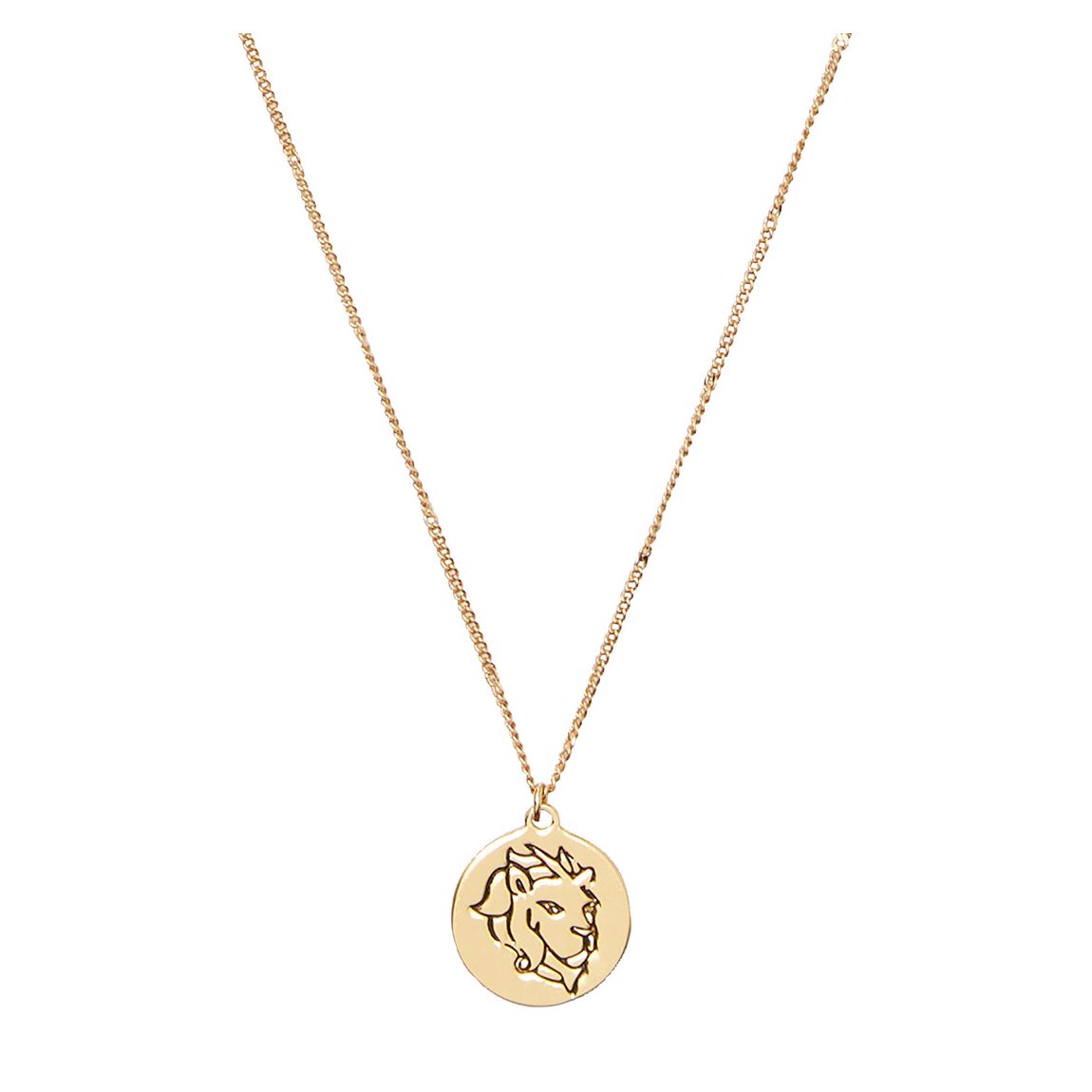 Gold Leo Pendant Necklace main product photo