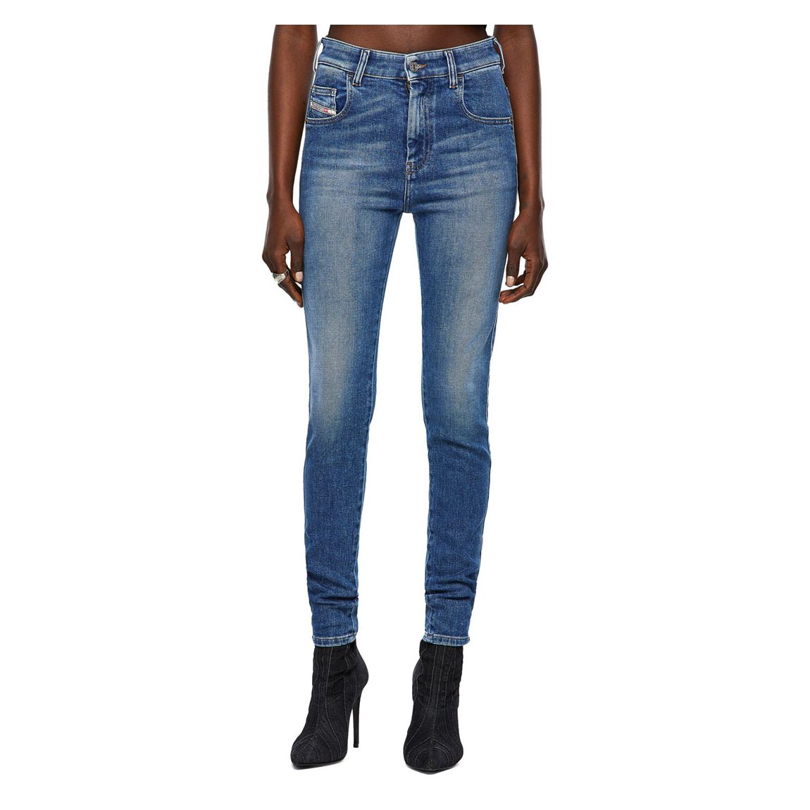 Light Blue D-Slandy Skinny Stretch Jeans main product photo