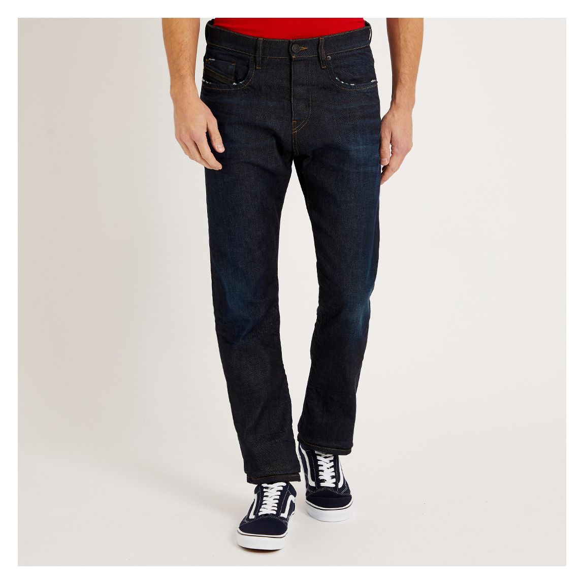Dark Blue Viker Selvedge Stretch Jeans main product photo