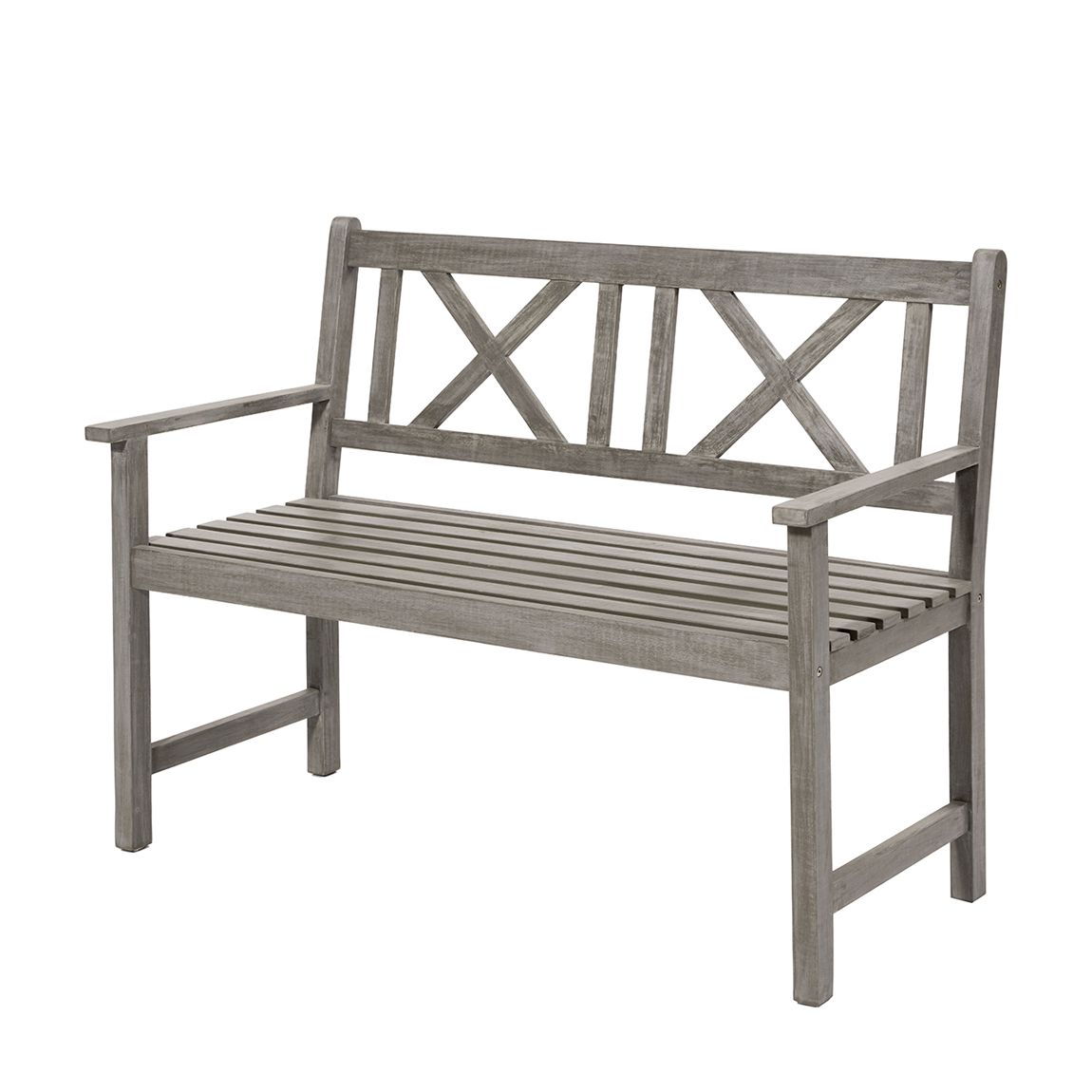 Cambridge Antique Grey Outdoor 2 Seater Bench main product photo