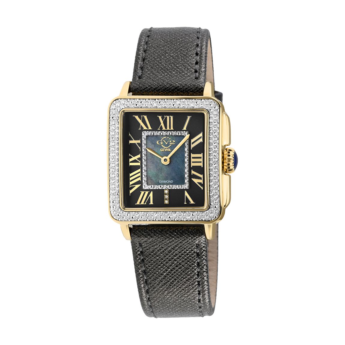 12307B (GV2 WOMEN S PADOVA Black dial YG Bracelet Watch) main product photo