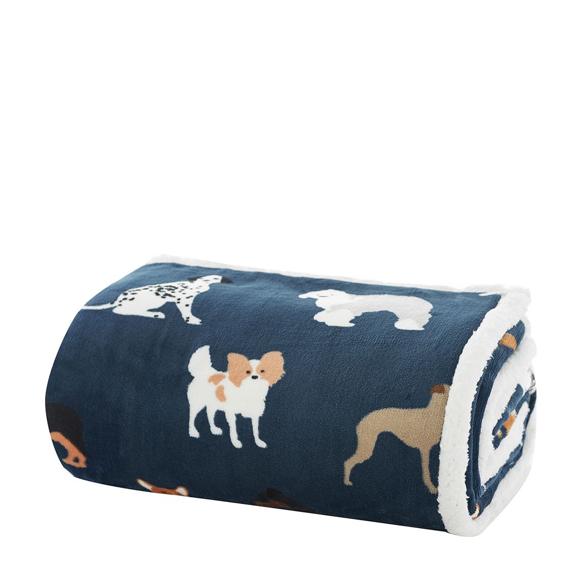 Dog Club Throw 140x180cm, Navy main product photo