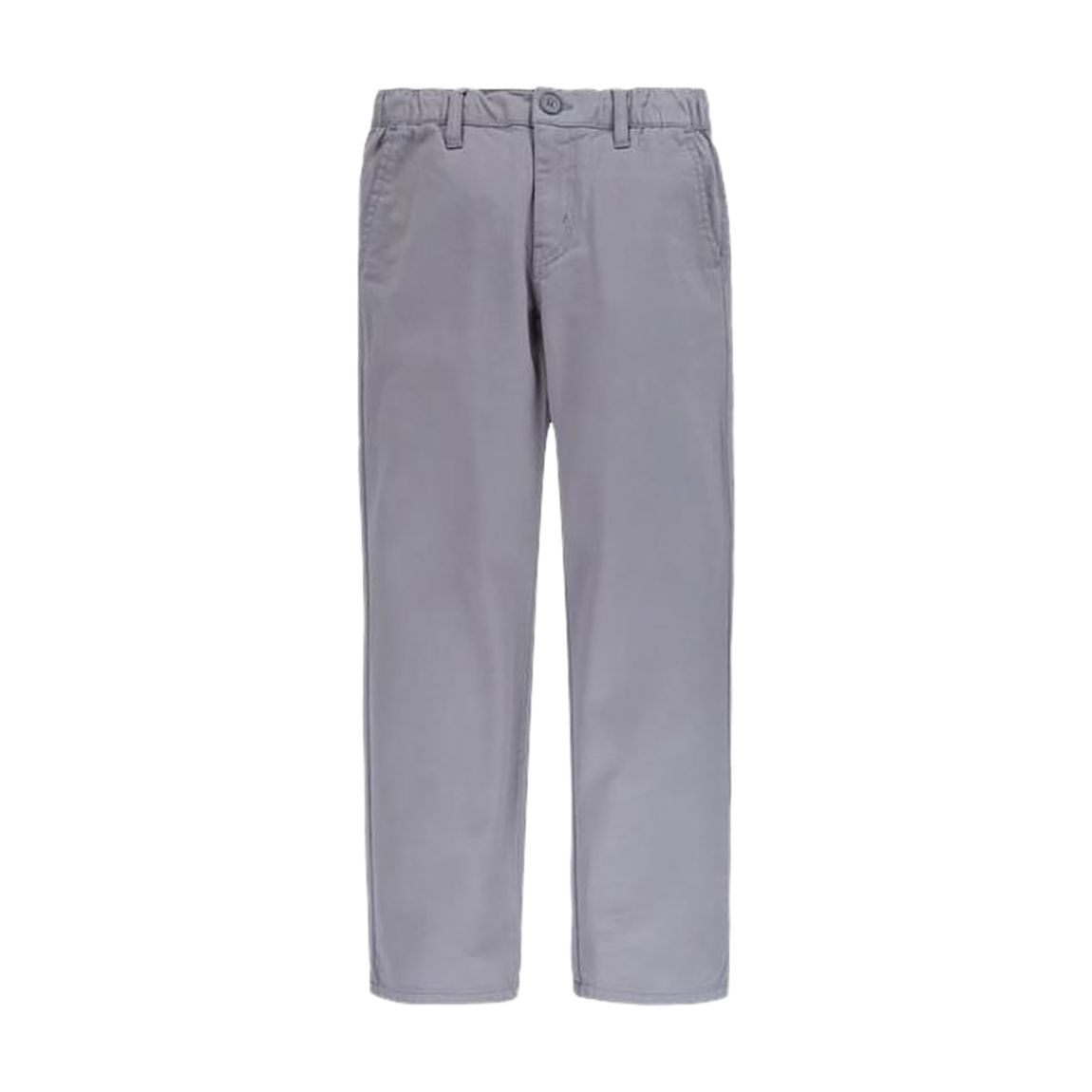 Boy Teen Grey Cotton Blend Chinos main product photo