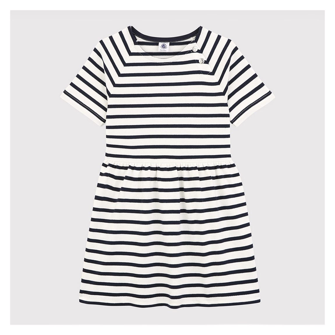 Multi Gathered Cotton Dress main product photo