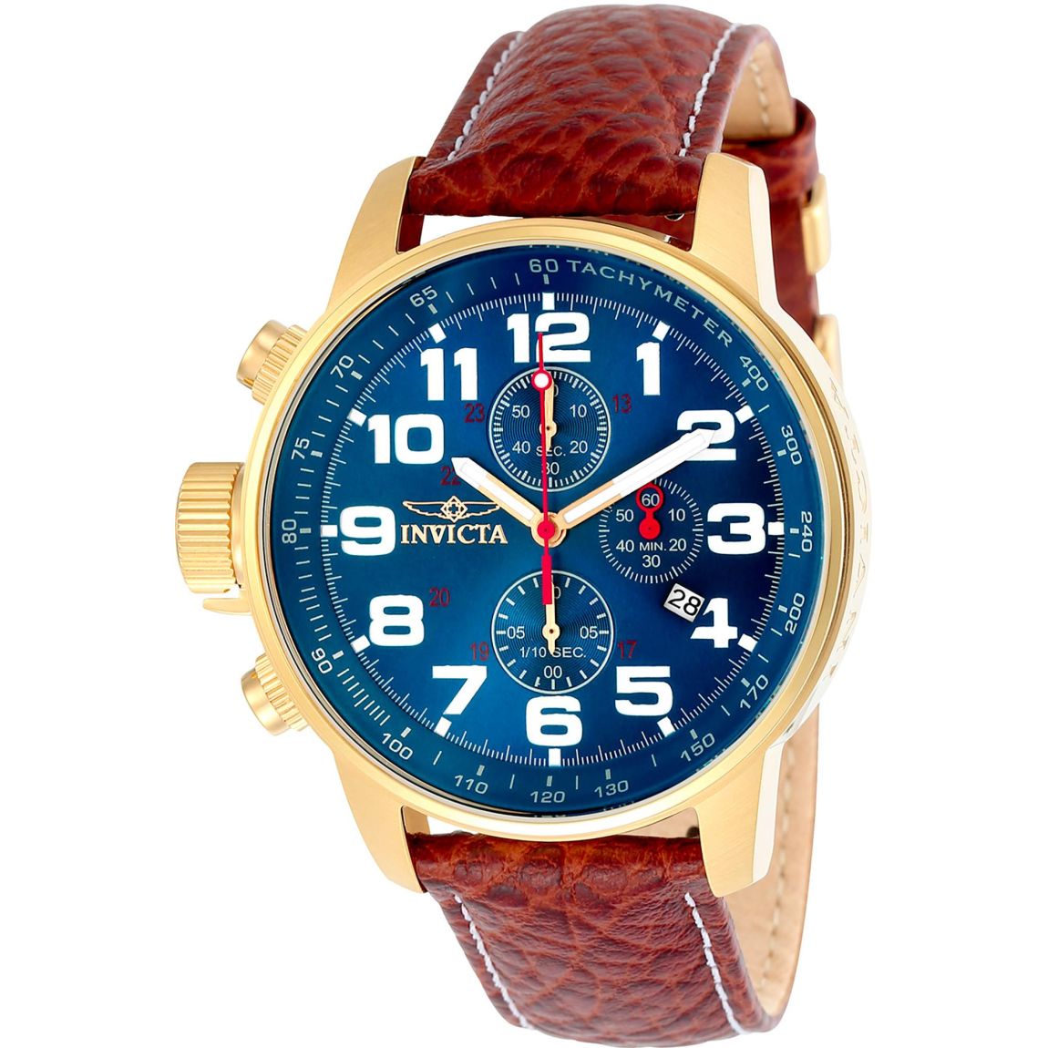 Speedway Chronograph Blue Dial Watch - Brown Watches main product photo