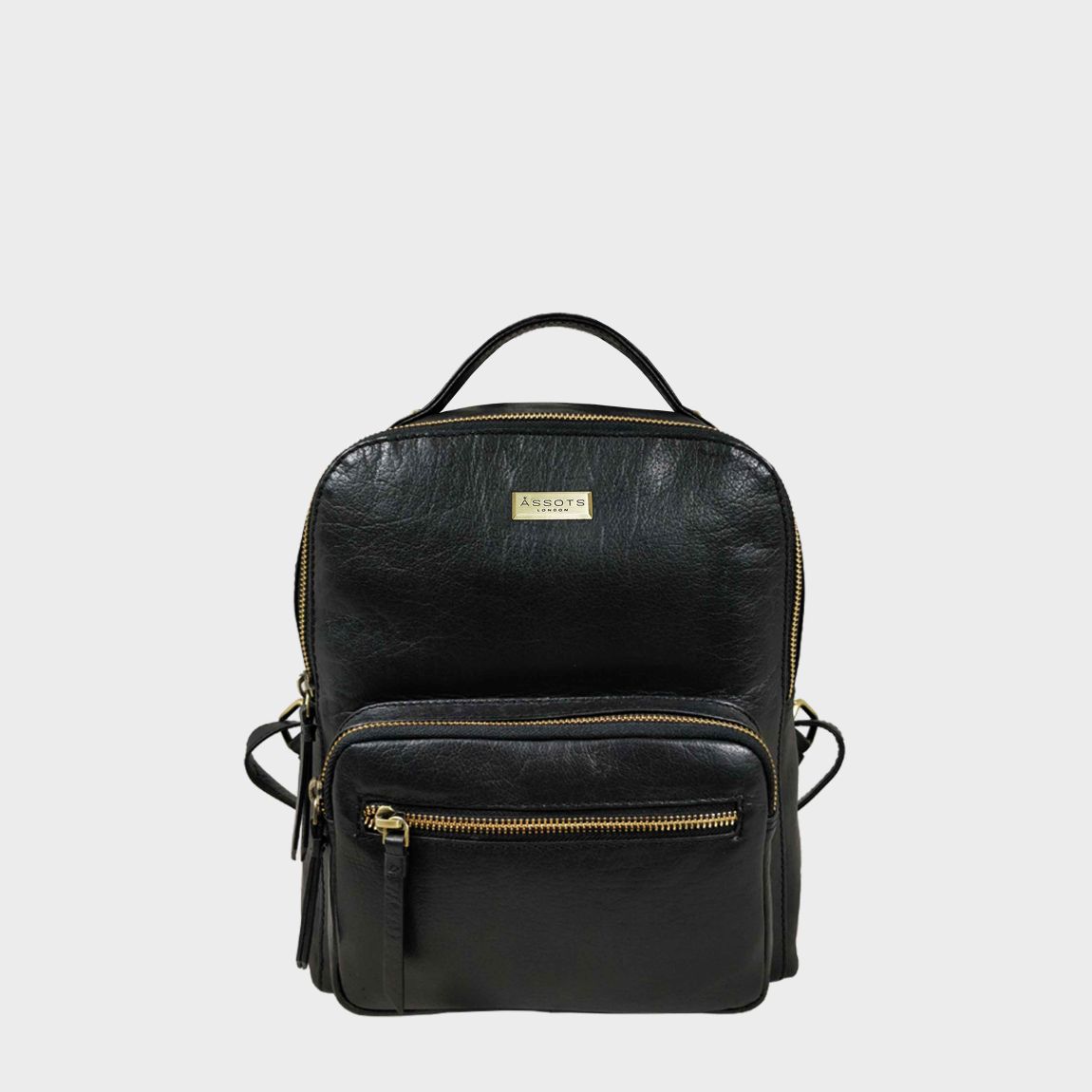ANGEL' Nappa Full Grain Leather Zip-top Backpack main product photo