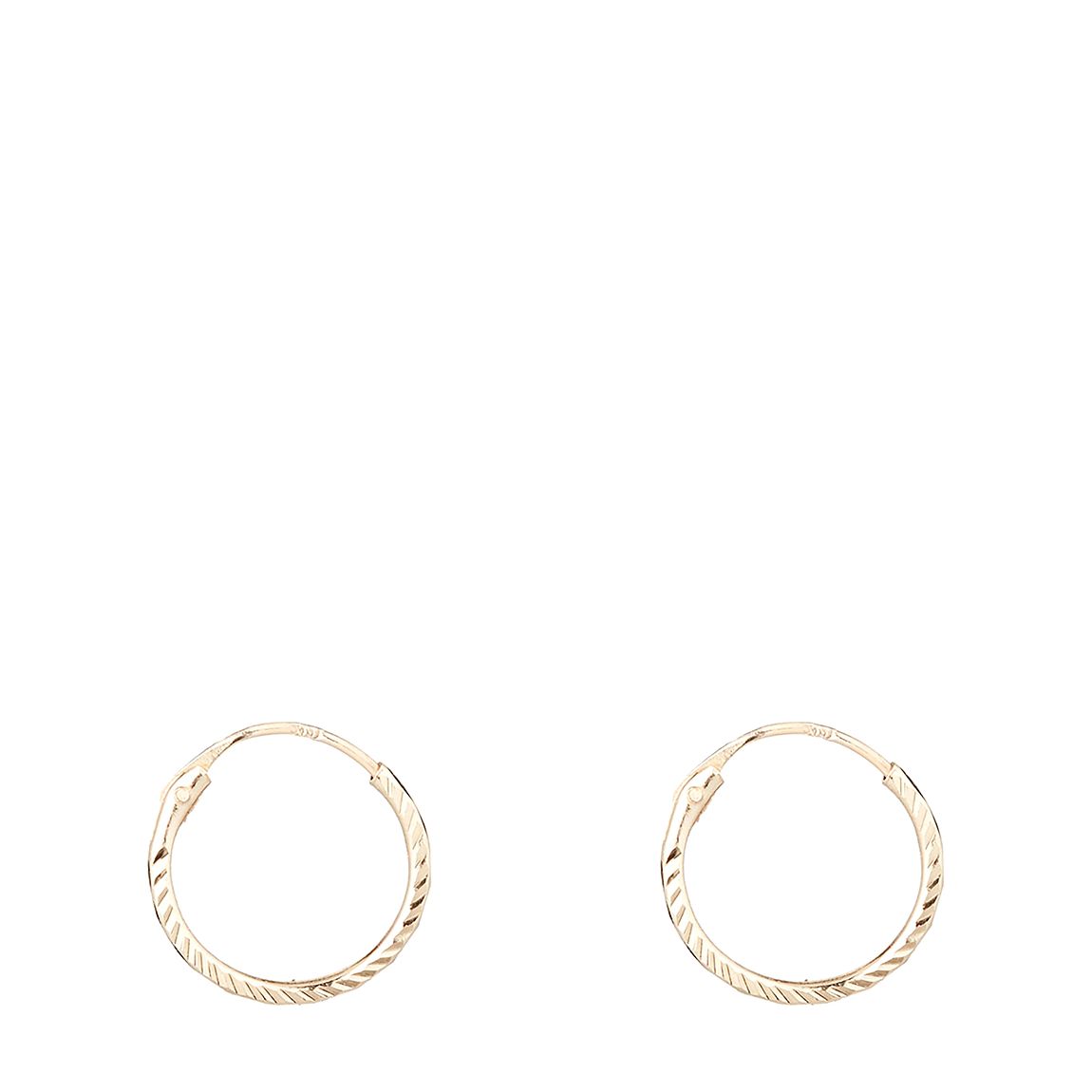 Yellow Gold Twisted Earring main product photo