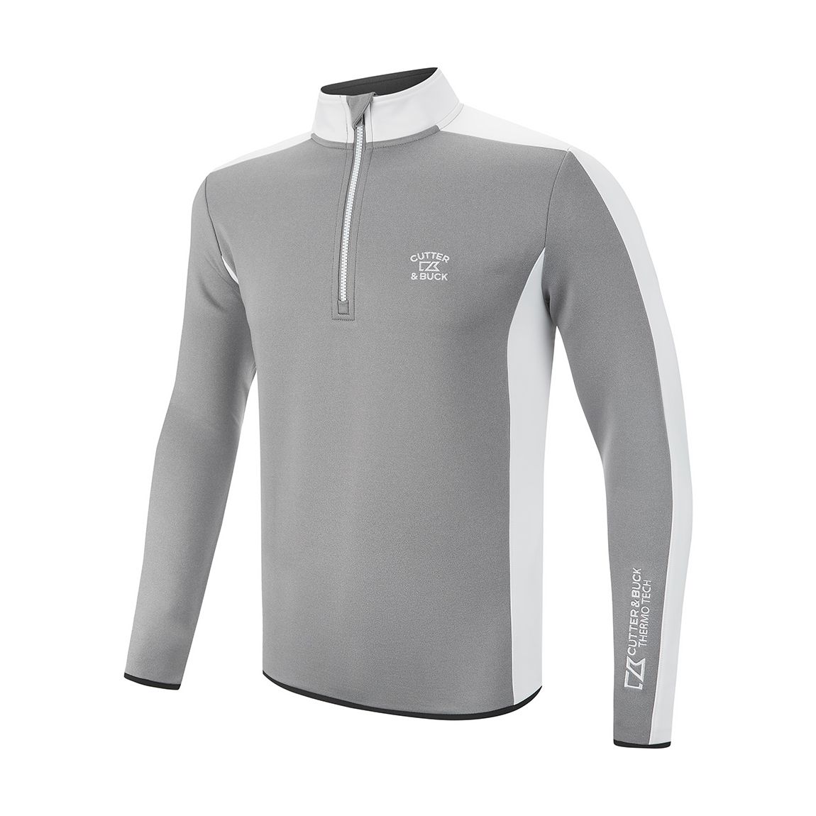 Grey Thermo Tech 1/4 Zip Fleece main product photo