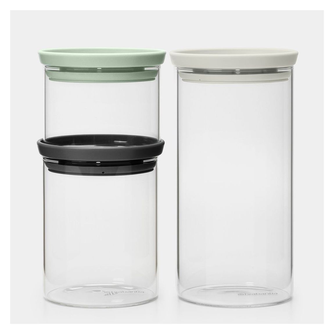 Glass Jars, Set of 3 main product photo