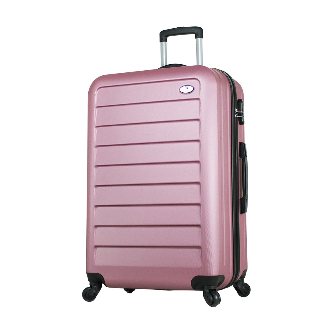 Large Rose Gold Travel Suitcase main product photo