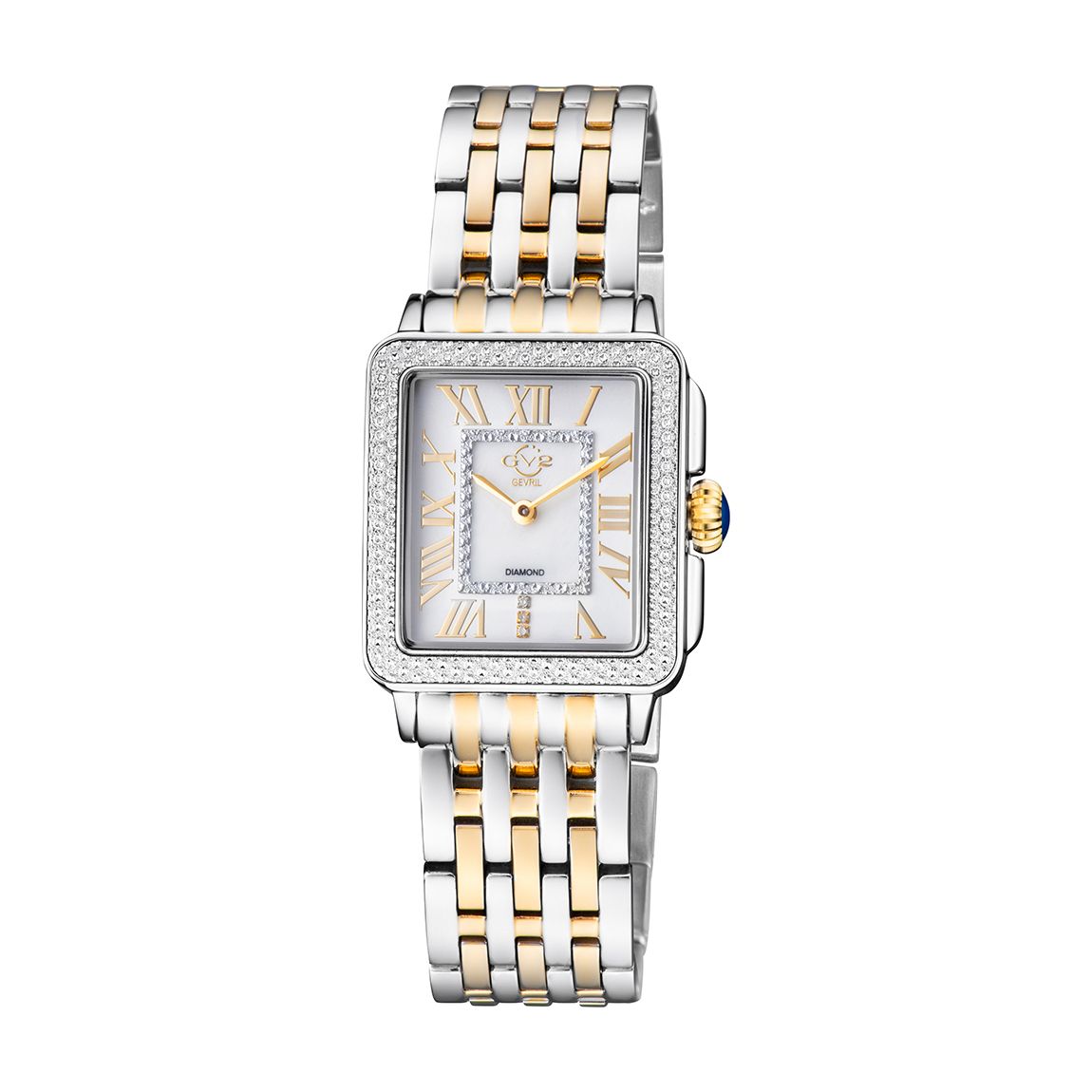 Gevril Women's Silver Mother Of Pearl Two Tone Watch main product photo