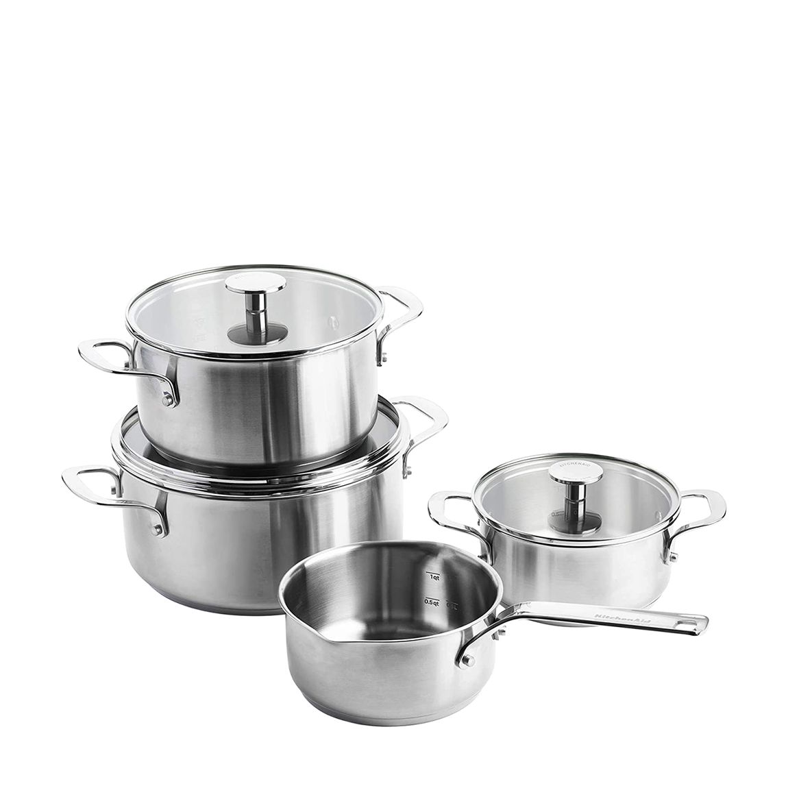 Set of 4 Stainless Steel Non Stick Cookware Set main product photo