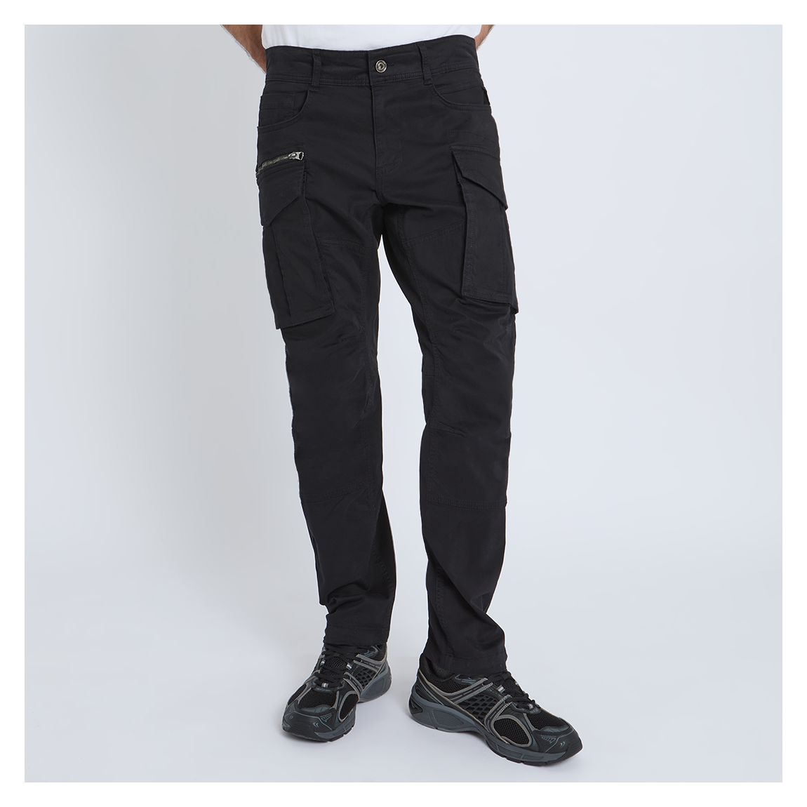Black Joe Cotton Blend Cargo Trousers main product photo