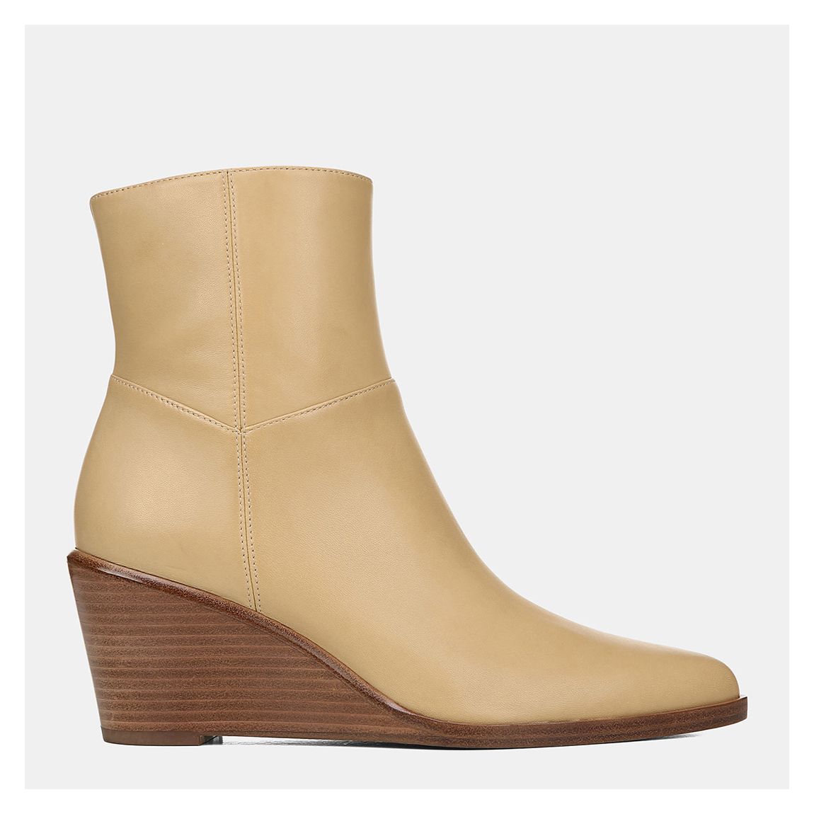 Women's Beige Mavis Wedge Boots main product photo