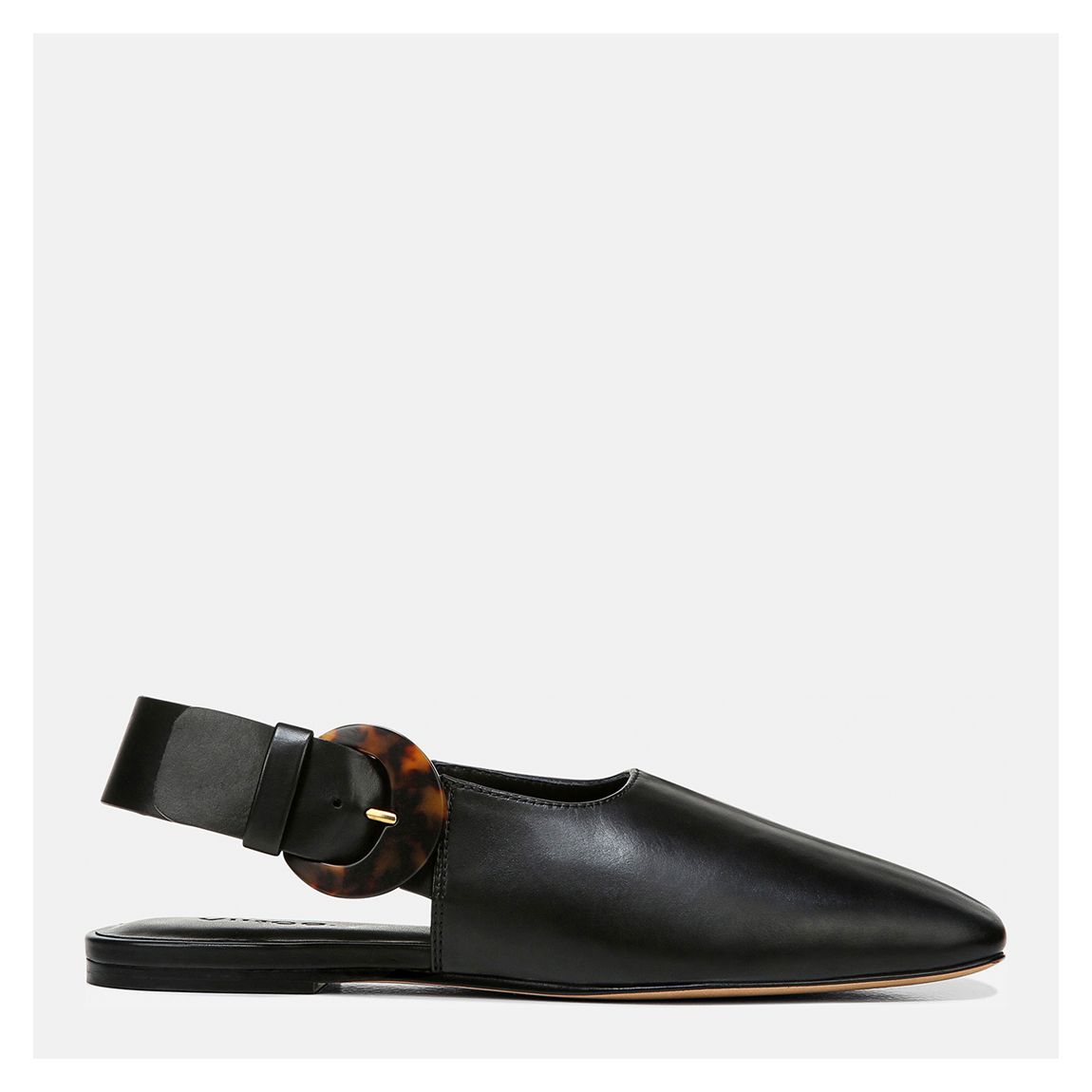 Women's Black Slingback Cadot Flat Shoes main product photo