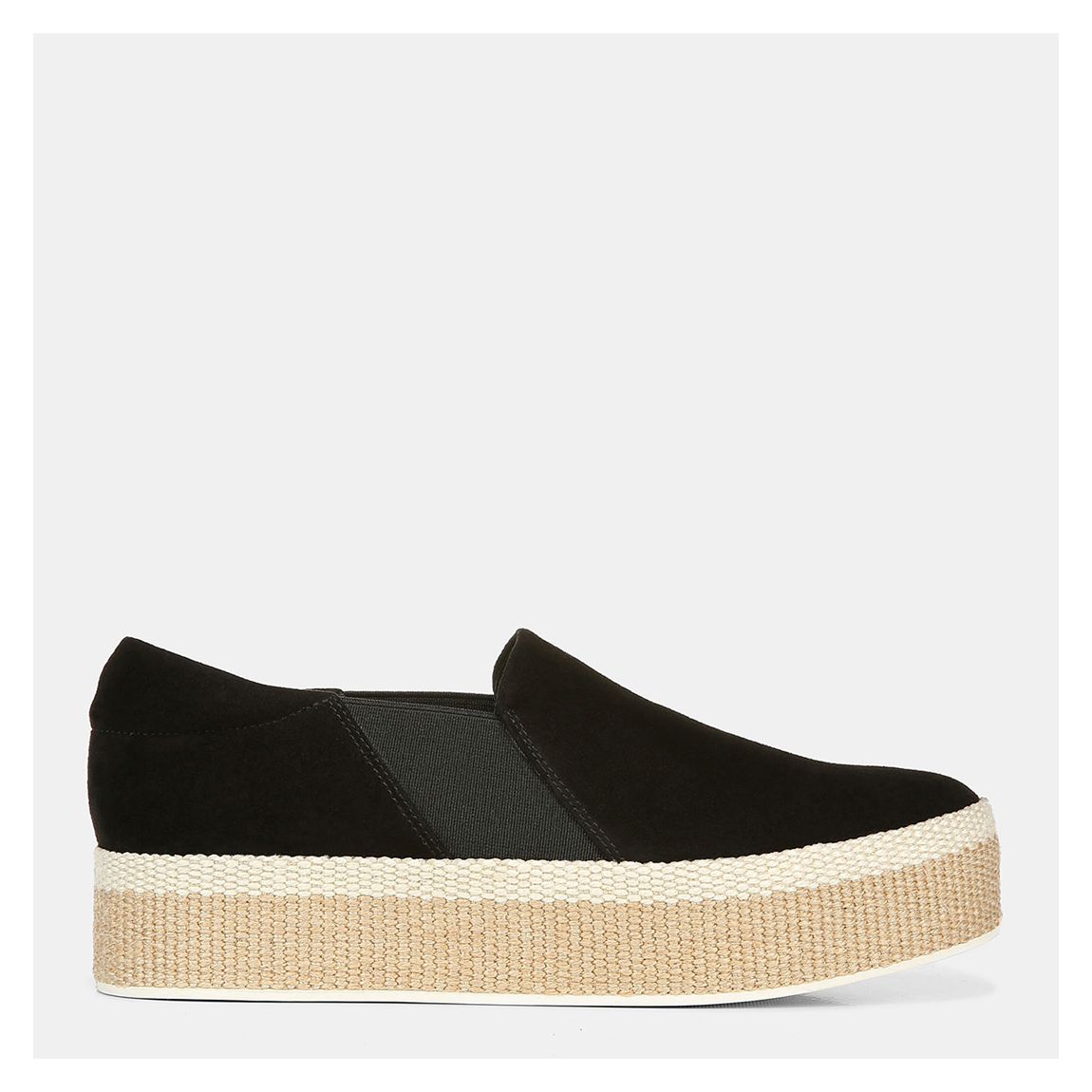Women's Black Wilden Flatform Espadrilles main product photo