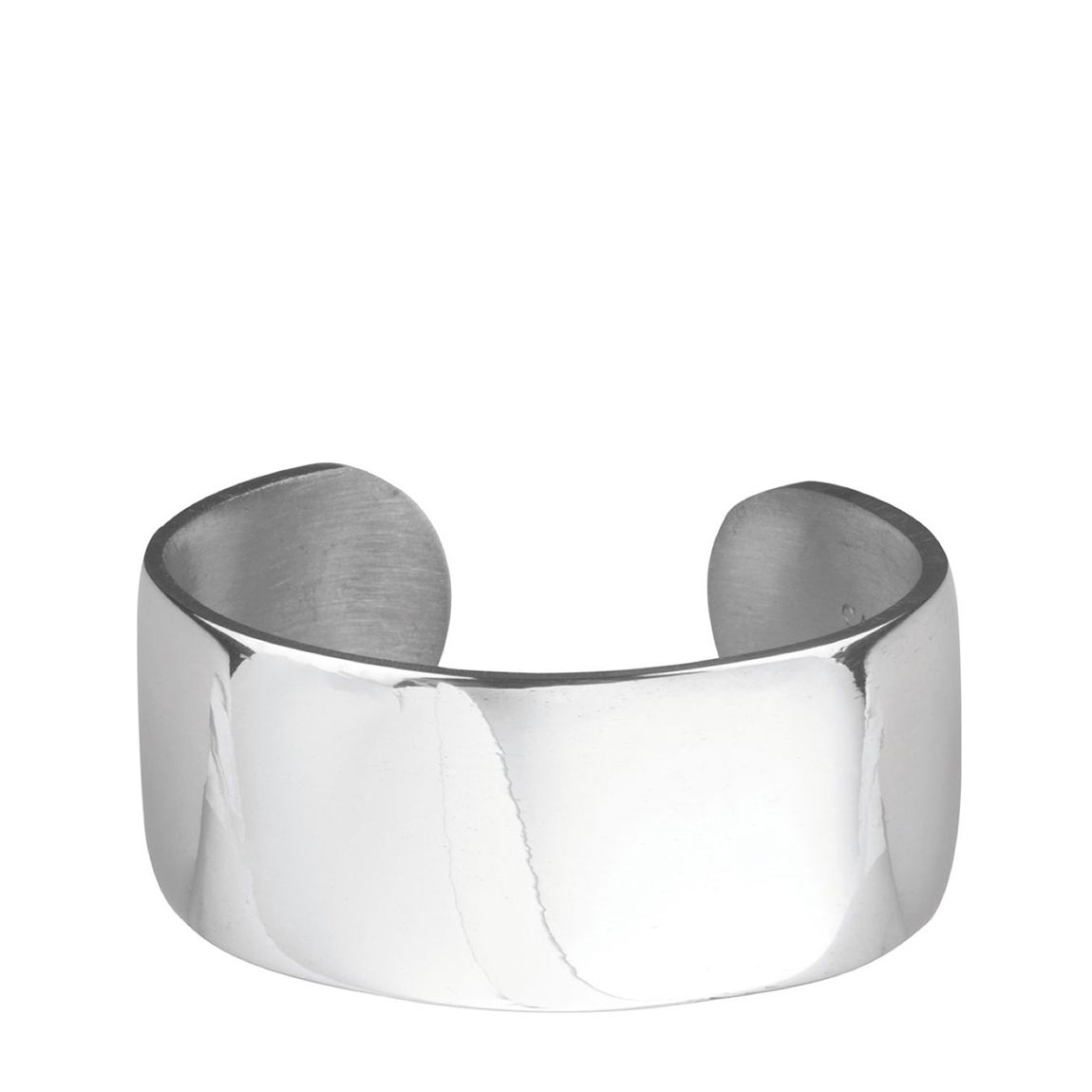 Silver Polish Cuff Bangle main product photo