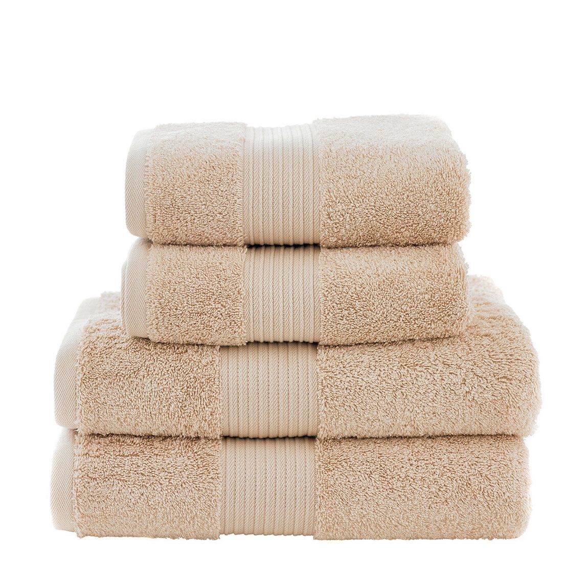 Bliss Pima Pair of Bath Towels, Biscuit main product photo