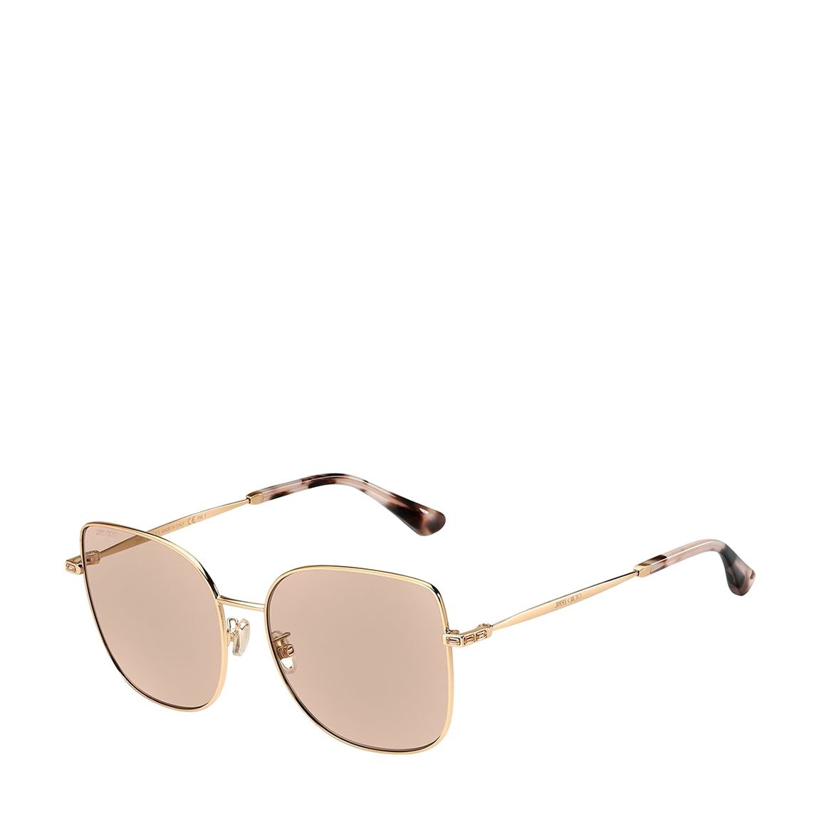 Rose Gold Unisex Jimmy Choo Sunglasses 59mm main product photo