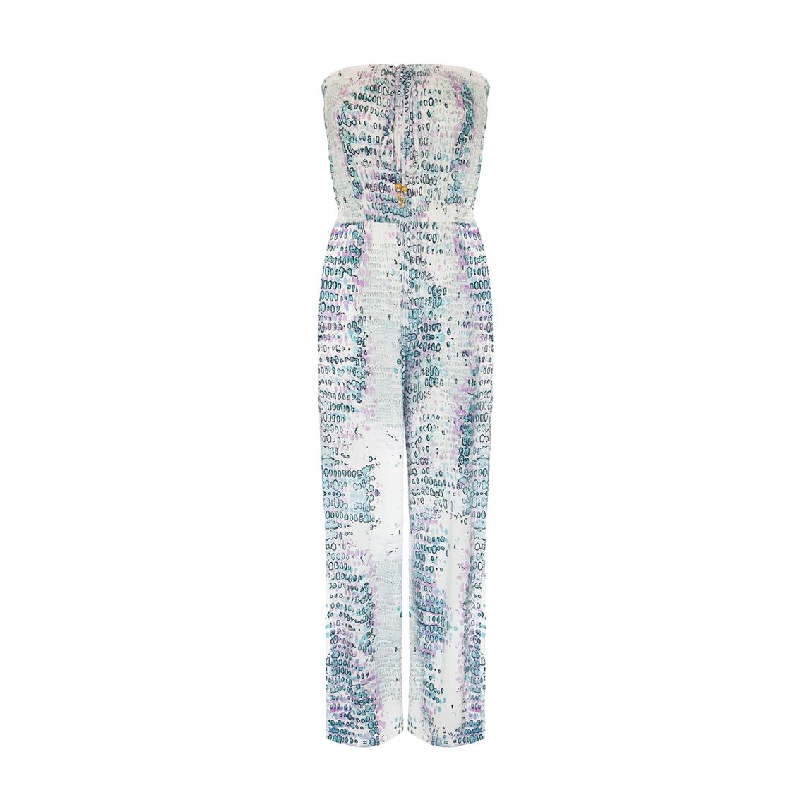 Aqua Pink Snake Jumpsuit main product photo