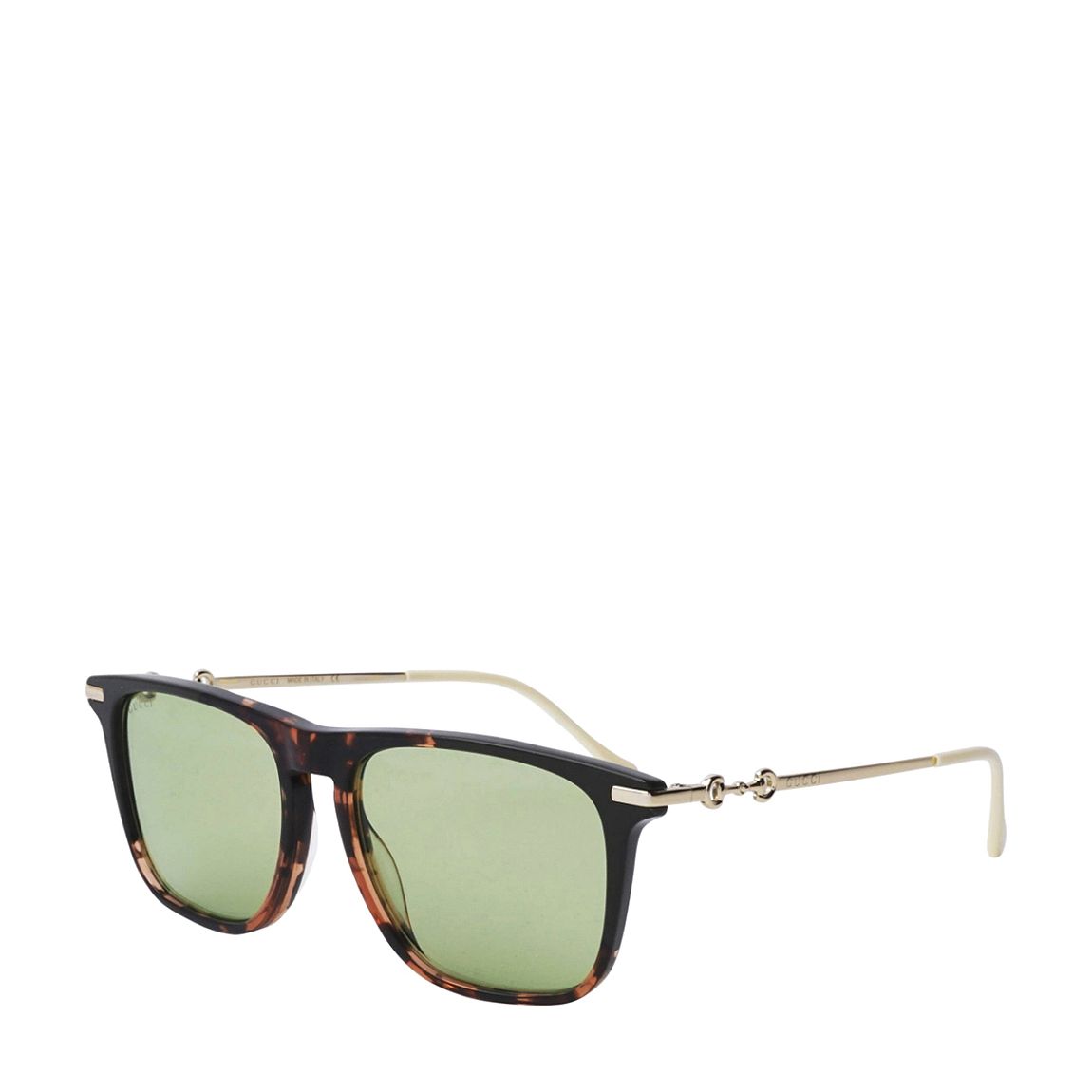 Men's Green/Brown Gucci Sunglasses 56mm main product photo