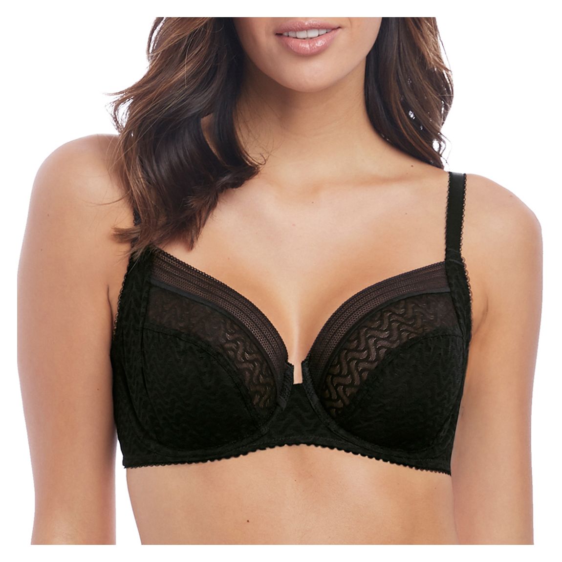 Black Aphrodite Fuller Figure Bra main product photo
