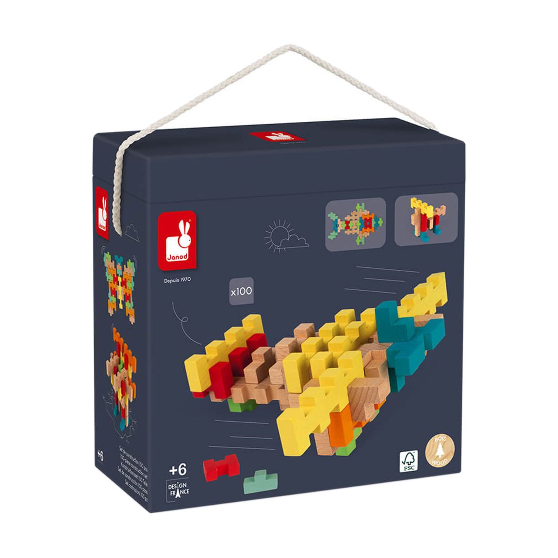 100 Piece Construction Set main product photo