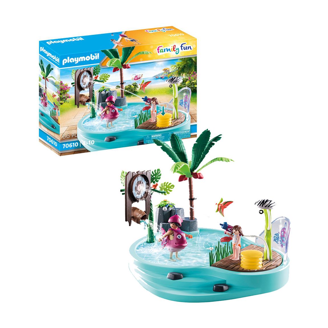Family Fun Aqua Park Small Pool with Water Sprayer - 70610 main product photo