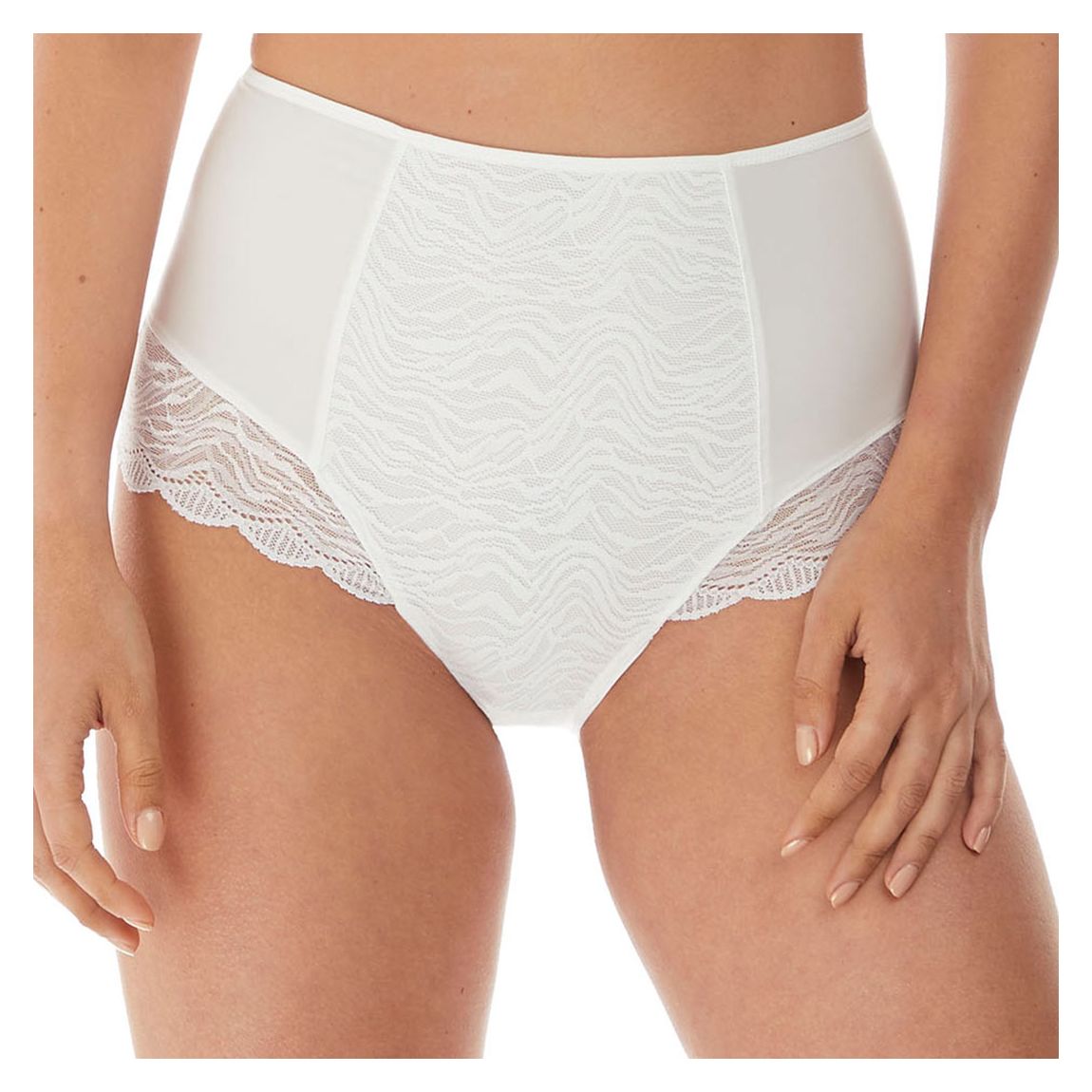 White Impression High Waist Brief main product photo