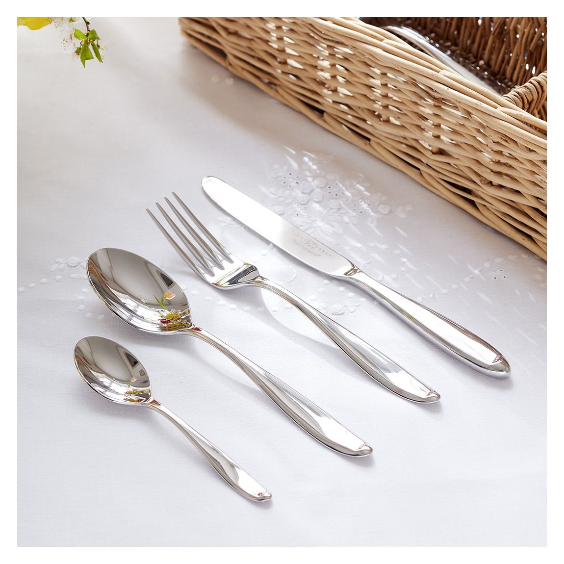 24 Piece Floret Cutlery Set main product photo