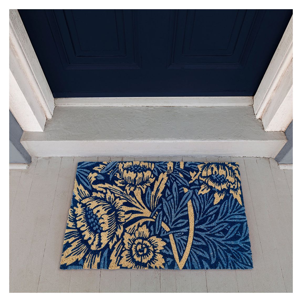 Victoria and Albert Museum Tulip and Willow Coir Doormat main product photo