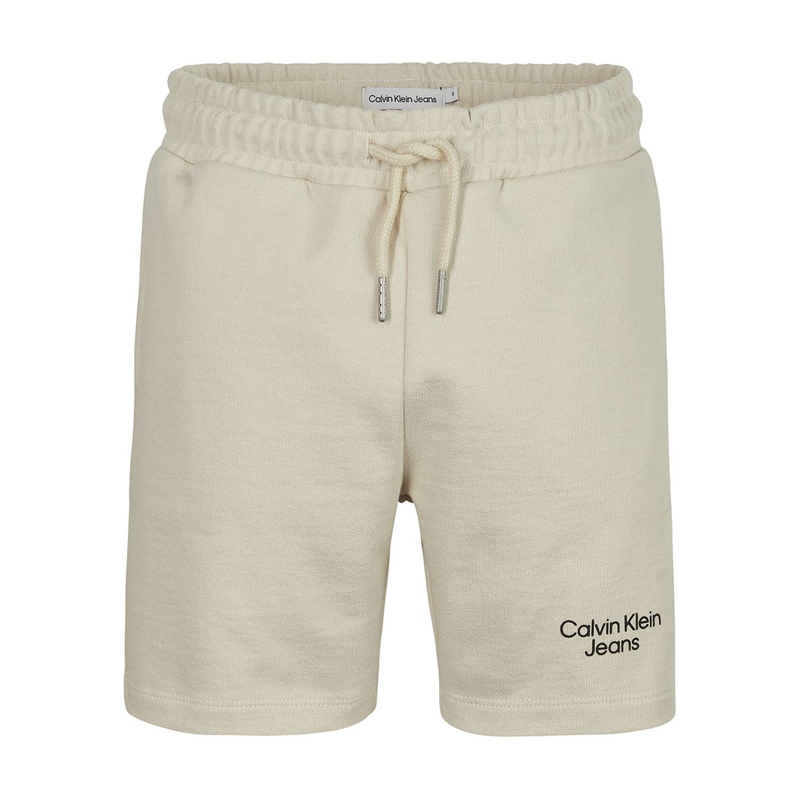 Boy's Khaki Logo Print Cotton Shorts main product photo
