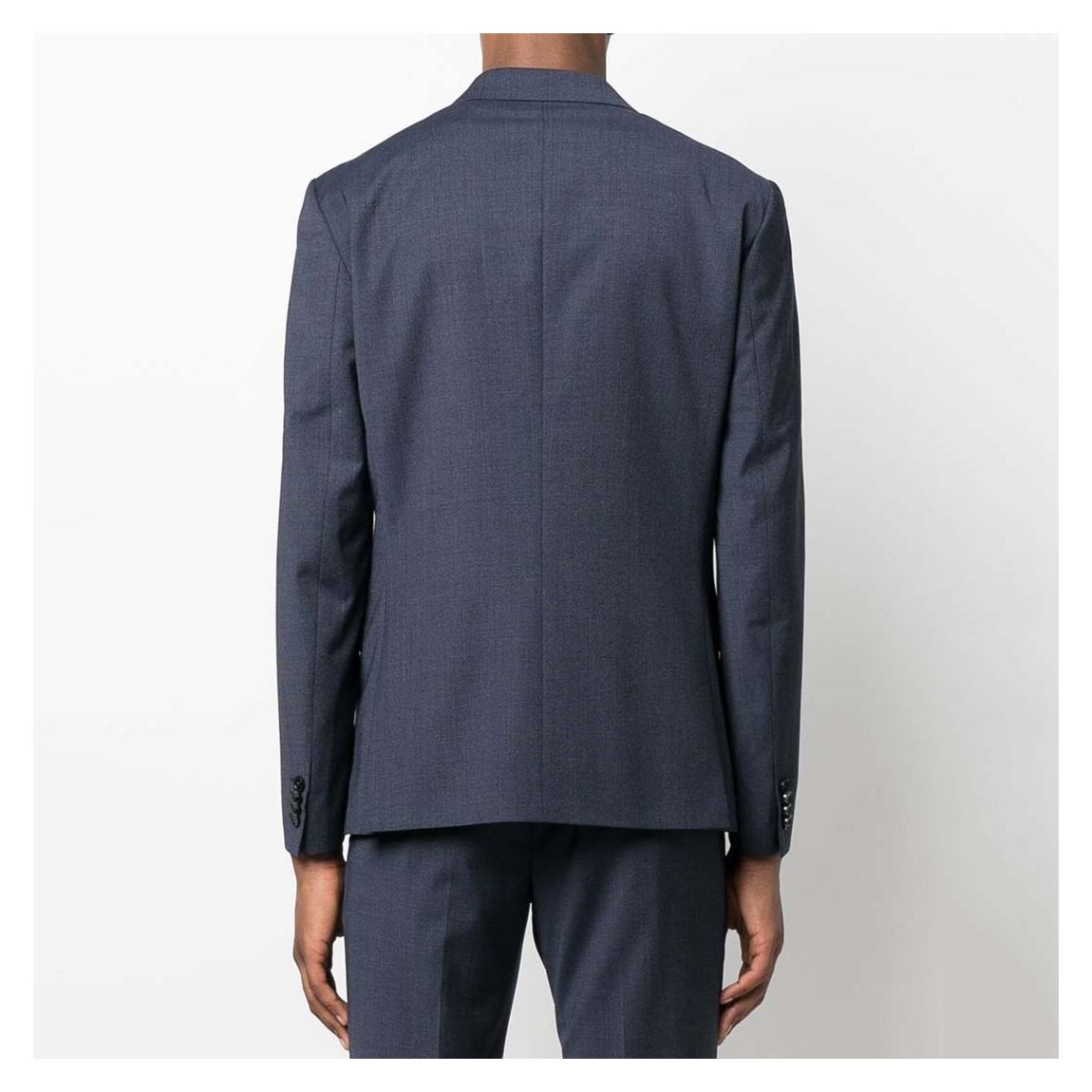 Blue Slim Fit Wool Blend Jacket main product photo